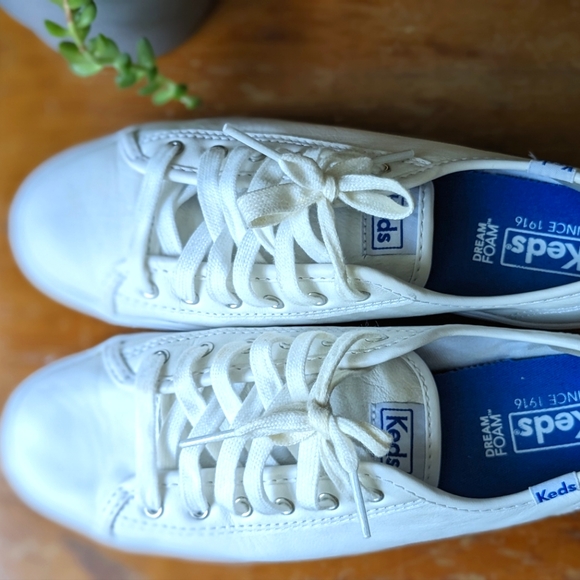 White leather sneakers Keds dream foam platform - Picture 2 of 6